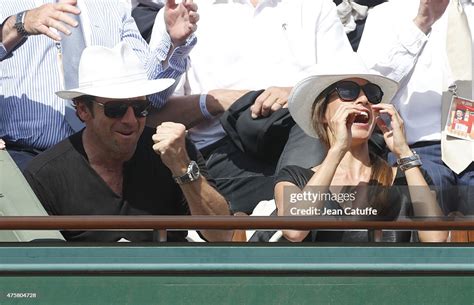 Patrick Bruel and his girlfriend Caroline Nielsen attend day 11 of .